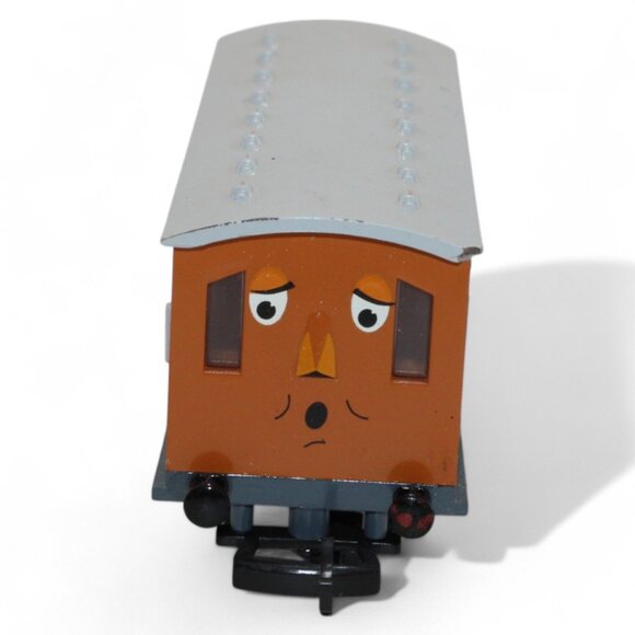 Thomas & Friends Annie Passenger Coach Train Toy Model Brown & Gray Plastic Comp - Picture 2 of 7